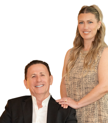 Portrait of Pete and Kim Mustafaraj, REALTORS®.